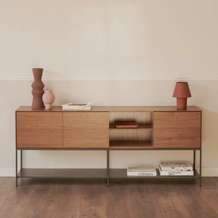 Kave Home Dressoir 'Vedrana' Walnoot, 195cm