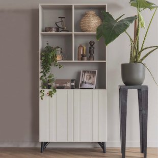 WOOOD Opbergkast 'Miller' Grenenhout, 200 x 90cm