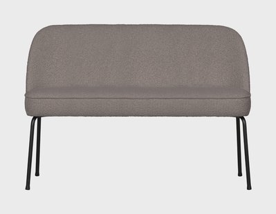 WOOOD Eetkamerbank 'Vogue' Bouclé, kleur Nougat