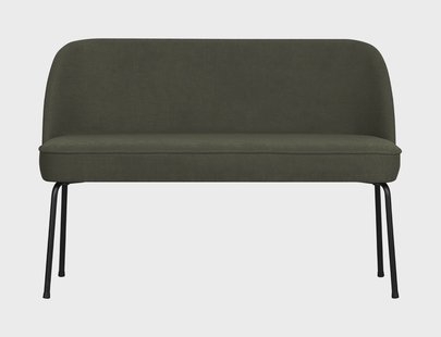 WOOOD Eetkamerbank 'Vogue' Woven, kleur Warm Groen