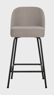 WOOOD Barkruk 'Vogue' Woven, kleur Zand (zithoogte 65cm)