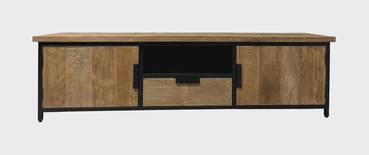 Livingfurn TV-meubel 'Tomar' Teakhout, 180cm