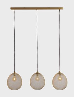 Light & Living Hanglamp 'Moroc' 3-lamps, kleur Goud