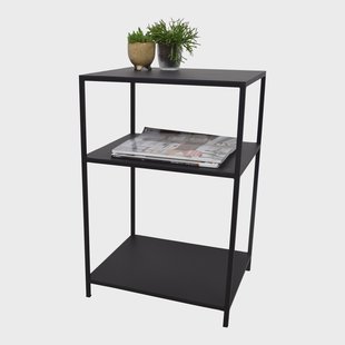 Urban Interiors Nachtkastje 'Loft 42' 42 x 35cm, kleur Zwart