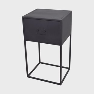 Urban Interiors Nachtkastje 'Djax' 40 x 35cm, kleur Zwart