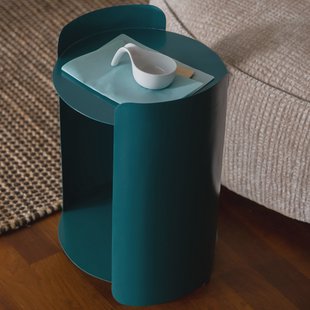 Dutchbone Bijzettafel 'Navagio' 31cm, kleur Blauw