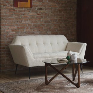 Dutchbone 2-zits Bank 'Kate' Bouclé, kleur Beige