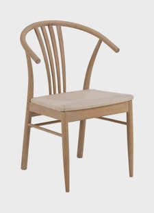 Bendt Eetkamerstoel 'Emil' Eiken whitewash