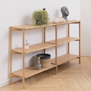 Bendt Laag Wandrek 'Calais' Eiken naturel, 169 x 88cm