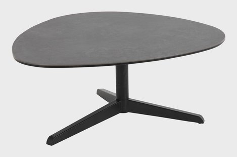 Bendt Organische Salontafel 'Serena' Keramiek, 84 x 77cm, kleur Zwart