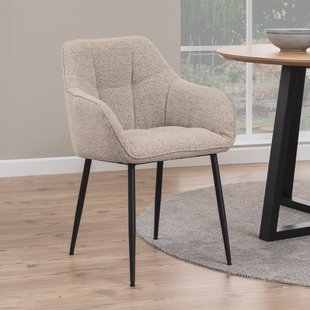 Bendt Eetkamerstoel 'Helena' Bouclé, kleur Beige