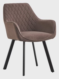 Artistiq Eetkamerstoel 'Artemus' Velvet, kleur Bruin