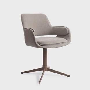 Jesper Home Eetkamerstoel 'Oketo' Draaibaar, kleur No Grey Mouse