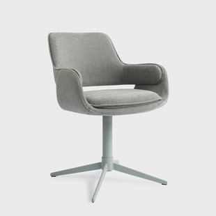 Jesper Home Eetkamerstoel 'Oketo' Draaibaar, kleur Green Midori