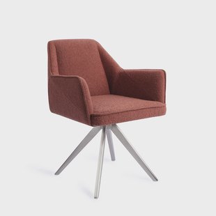 Jesper Home Eetkamerstoel 'Tome' Turn Steel, Draaibaar, kleur Shabby Saffron