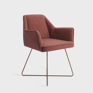 Jesper Home Eetkamerstoel 'Tome' Cross Rose, kleur Shabby Saffron