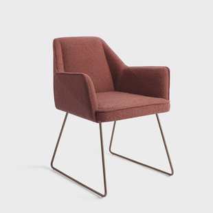 Jesper Home Eetkamerstoel 'Tome' Slide Rose, kleur Shabby Saffron