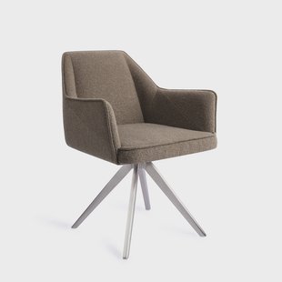 Jesper Home Eetkamerstoel 'Tome' Turn Steel, Draaibaar, kleur Idaho Potato