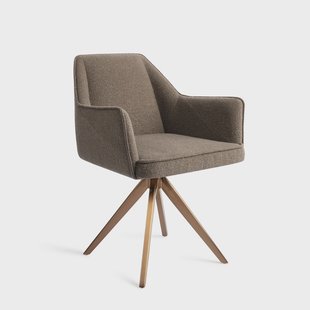 Jesper Home Eetkamerstoel 'Tome' Turn Rose, Draaibaar, kleur Idaho Potato