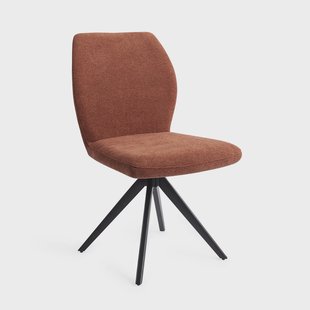 Jesper Home Eetkamerstoel 'Ikata' Turn Black, Draaibaar, kleur Cosy Copper