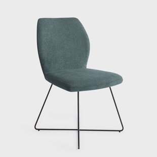 Jesper Home Eetkamerstoel 'Ikata' Cross Black, kleur Merry Mermaid