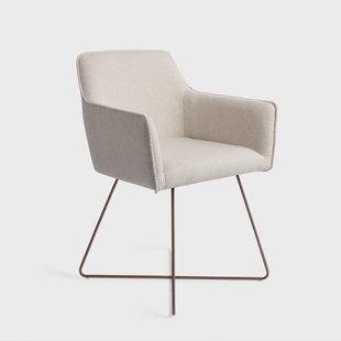 Jesper Home Eetkamerstoel 'Hofu' Cross Rose, kleur Enoki