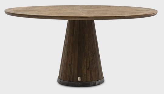 Rivièra Maison Ronde Eettafel 'Siroko Beach' Gerecycled Eikenhout, 160cm