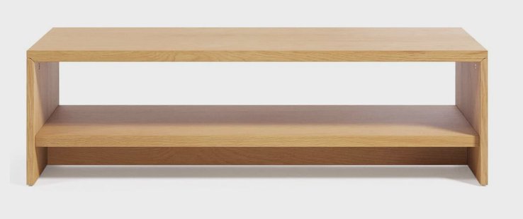 Kave Home Salontafel 'Abilen' Eiken, kleur Naturel