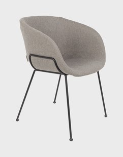 Zuiver Eetkamerstoel 'Feston' Stof, kleur Grijs