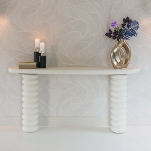 Richmond Sidetable 'Bloomstone' 170 x 40cm, kleur Wit