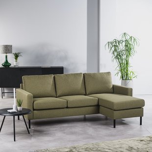 BASE 3-zits Bank 'Herica' Links/Rechts, kleur Groen