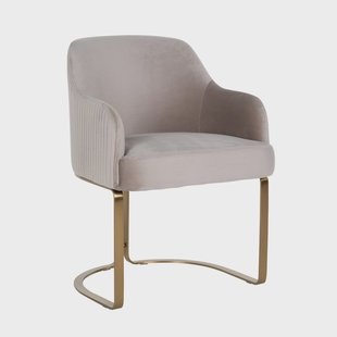 Richmond Eetkamerstoel 'Hadley' Velvet, kleur Khaki