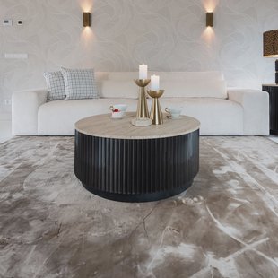 Richmond Ronde Salontafel 'Hampton' Travertin, 90cm