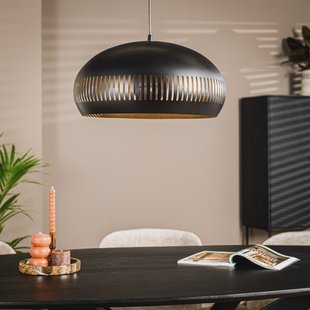 BASE Hanglamp 'Rachel' 1-lamp, kleur Zwart