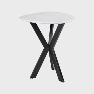 Richmond Bijzettafel 'Trocadero' Marmer, 50cm, kleur Wit