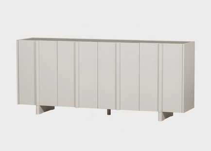 WOOOD Dressoir 'Basu' Grenen, 200cm, kleur Dust