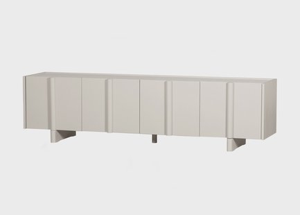 WOOOD TV-meubel 'Basu' Grenen, 200cm, kleur Dust