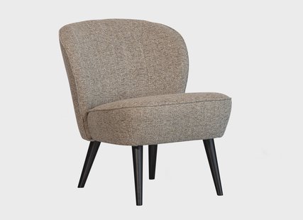 WOOOD Fauteuil 'Sara' Melange, kleur Naturel