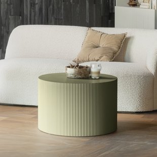 WOOOD Bijzettafel 'Sanne' 60cm, kleur Military Green