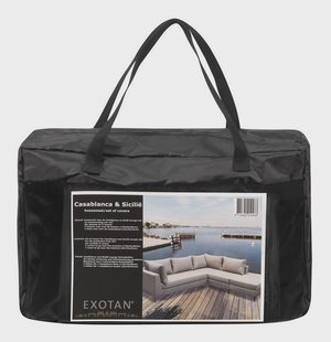 WOOOD Beschermhoes 'Sicilië' Loungeset, kleur Zwart