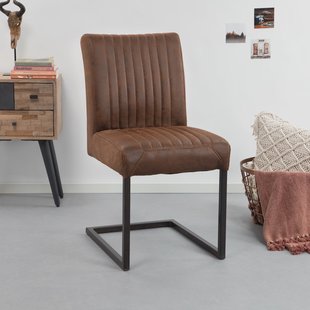 Eetkamerstoel 'Ferro', kleur donkerbruin