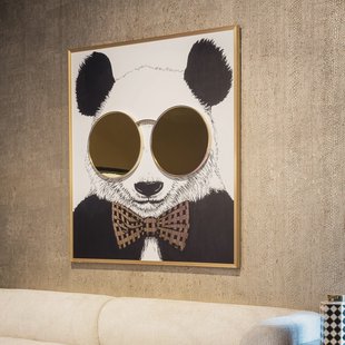 Richmond Wall Art 'Shiny Panda' 130 x 118cm