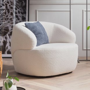 Artistiq Living Fauteuil 'Rayfield' Bouclé