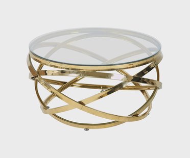 Artistiq Living Salontafel 'Mischa' 80cm, kleur goud