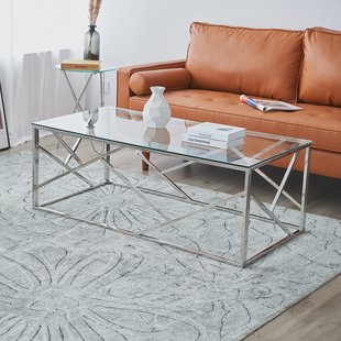 Artistiq Living Salontafel 'Mischa' 120 x 60cm, kleur zilver