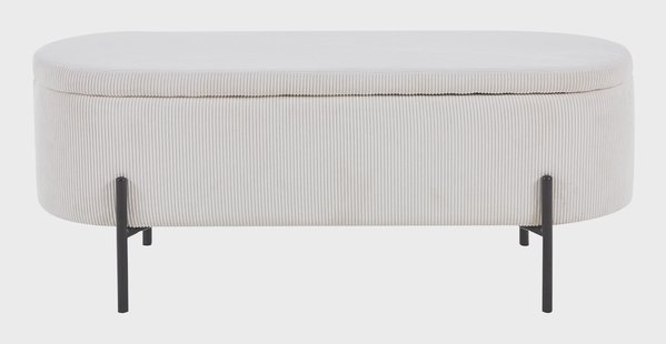 Artistiq Bankje 'Arissa' 110cm, kleur beige