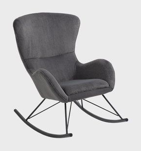 Artistiq Schommelstoel 'Timara' kleur donkergrijs