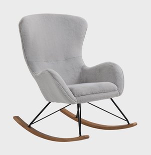 Artistiq Schommelstoel 'Chais' kleur lichtgrijs