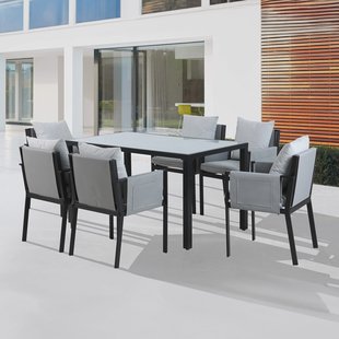 Artistiq Living Tuinset 'Charlett' 6 stoelen + tafel