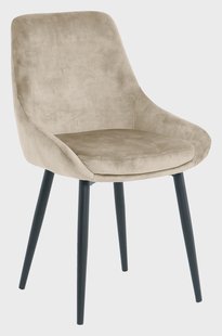 Artistiq Eetkamerstoel 'Kofi' Velvet, kleur beige